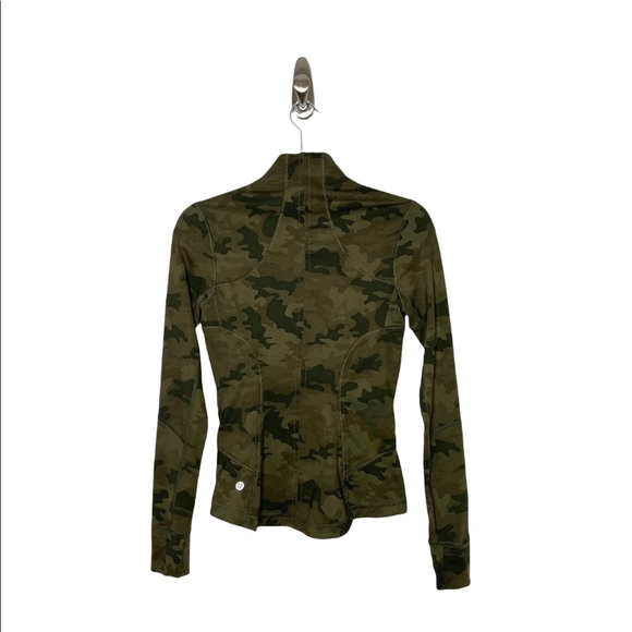 lululemon | Forme Jacket *Cuffins Savasana Camo 20cm Fatigue Green RARE 4 - Picture 8 of 9